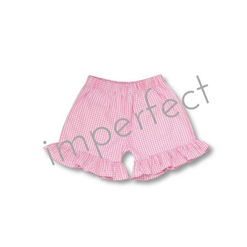 IMPERFECT Girl's Gingham Ruffle Shorts